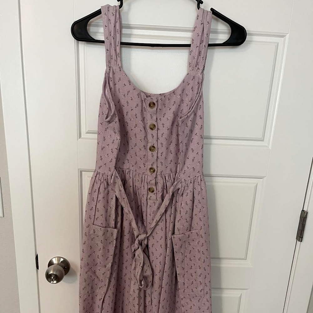 NWOT LCW Purple Floral Cottage Dress